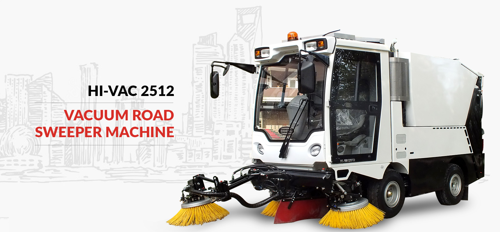 ERDEMLI HYDRAULIC: Vacuum Road Sweeper Machine